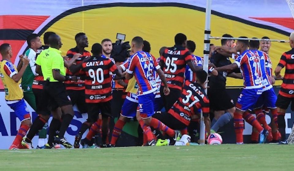 Bitka futbalistov v Brazílii