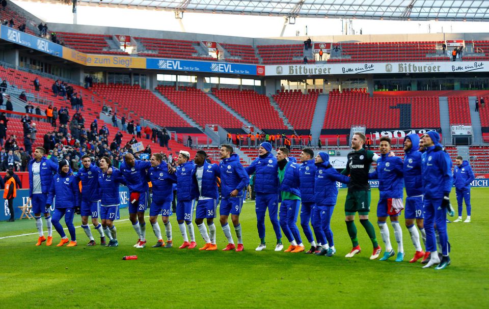 radosť hráčov Schalke