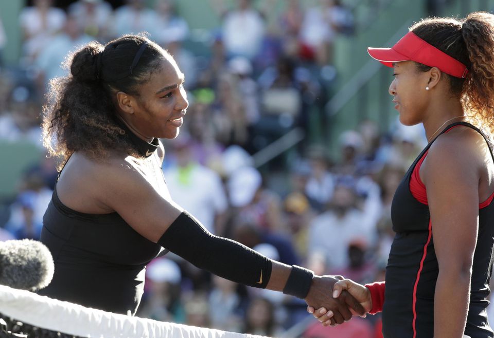 Serena Williamsová a Naomi Osaková