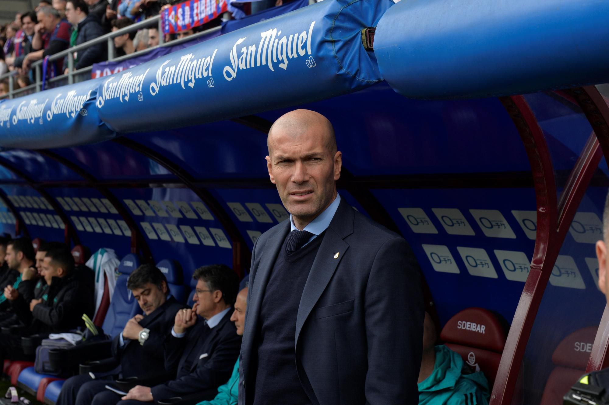 Tréner Realu Madrid Zinedine Zidane.