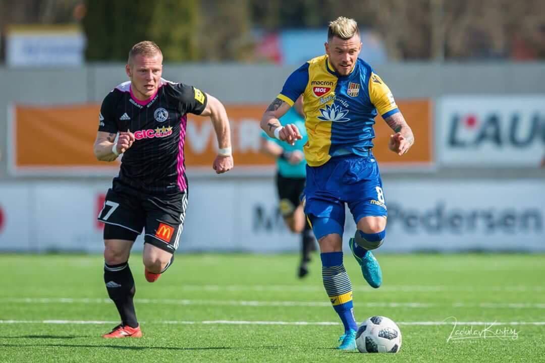 Erik Pačinda v drese FK DAC 1904 Dunajská Streda