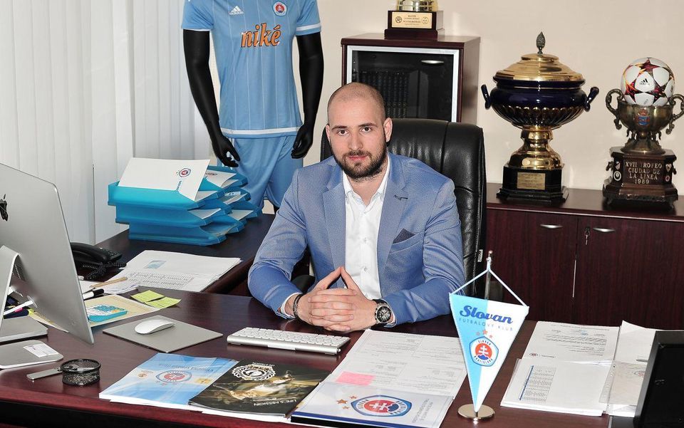 Viceprezident a generálny riaditeľ ŠK Slovan Bratislava Ivan Kmotrík mladší