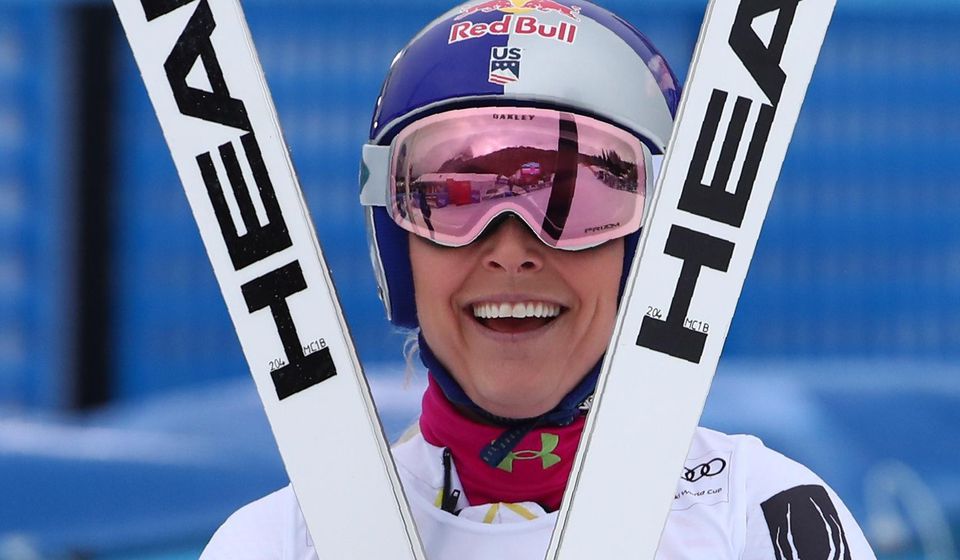 Americká lyžiarka Lindsey Vonnová.