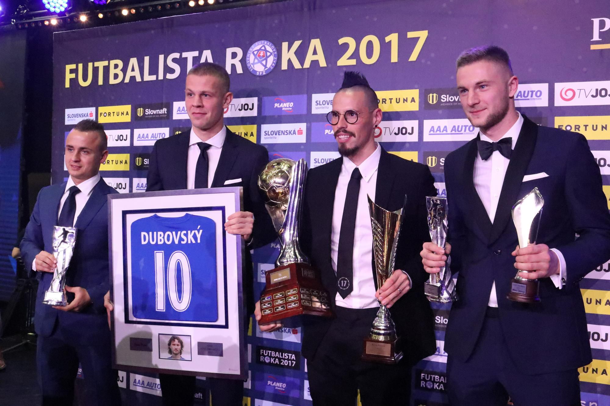 Stanislav Lobotka, Denis Vavro, Marek hamšík a Milan Škriniar