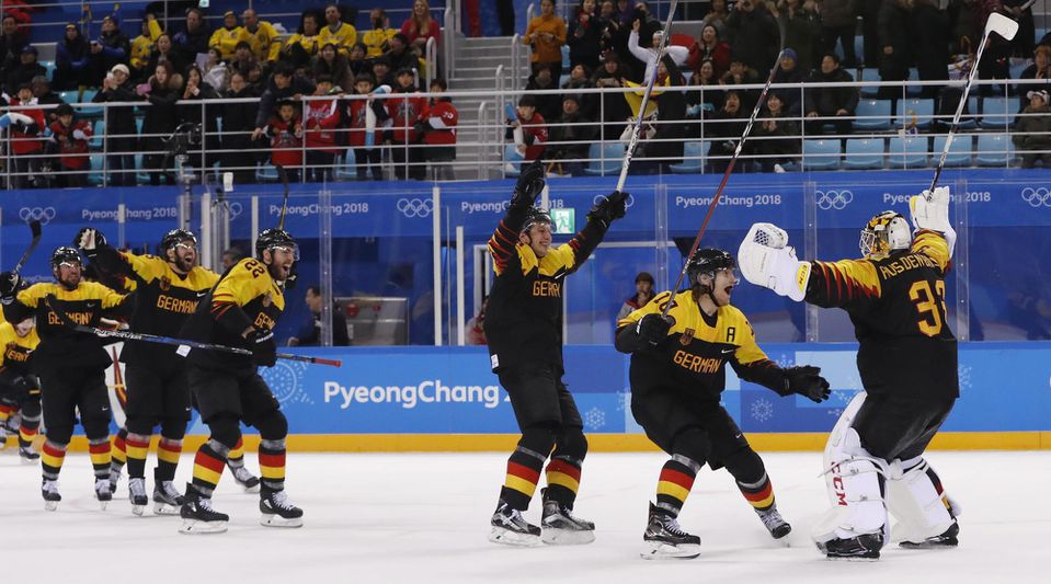 Nemecko oslavuje senzačný postup do semifinále zoh 2018 v Pjongčangu