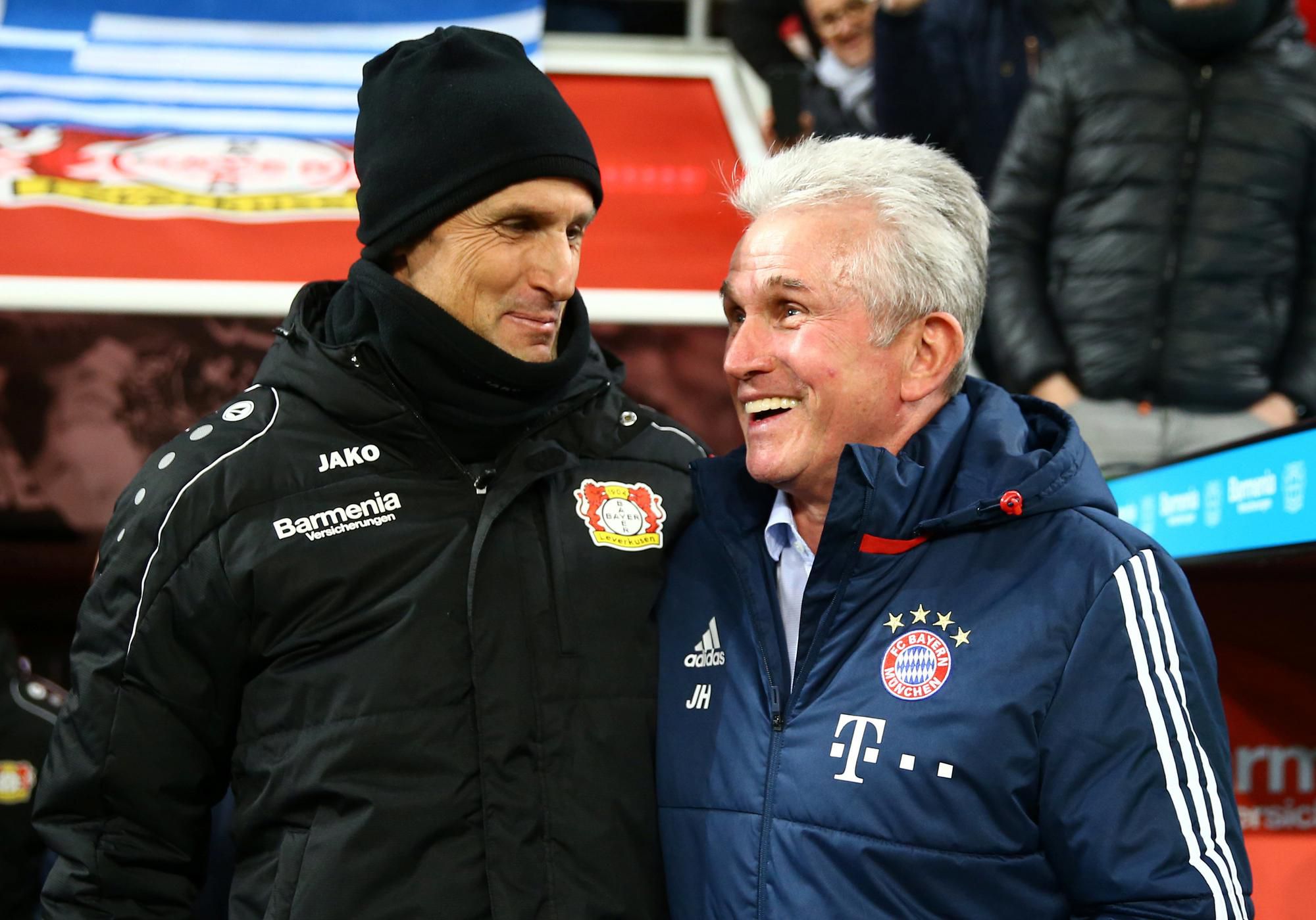 Tréneri Heiko Herrlich a Jupp Heynckes.