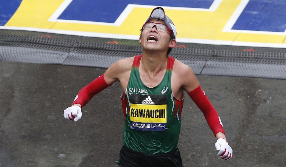 Juki Kawauči - víťaz Bostonského maratónu 2018.