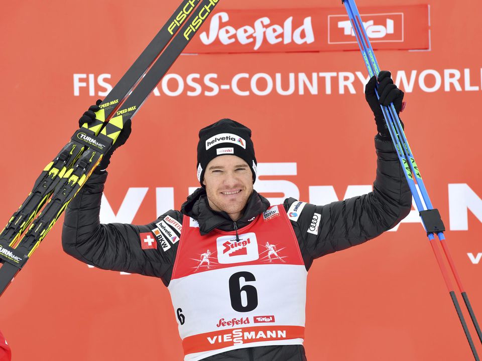 Švajčiarsky bežec na lyžiach Dario Cologna.