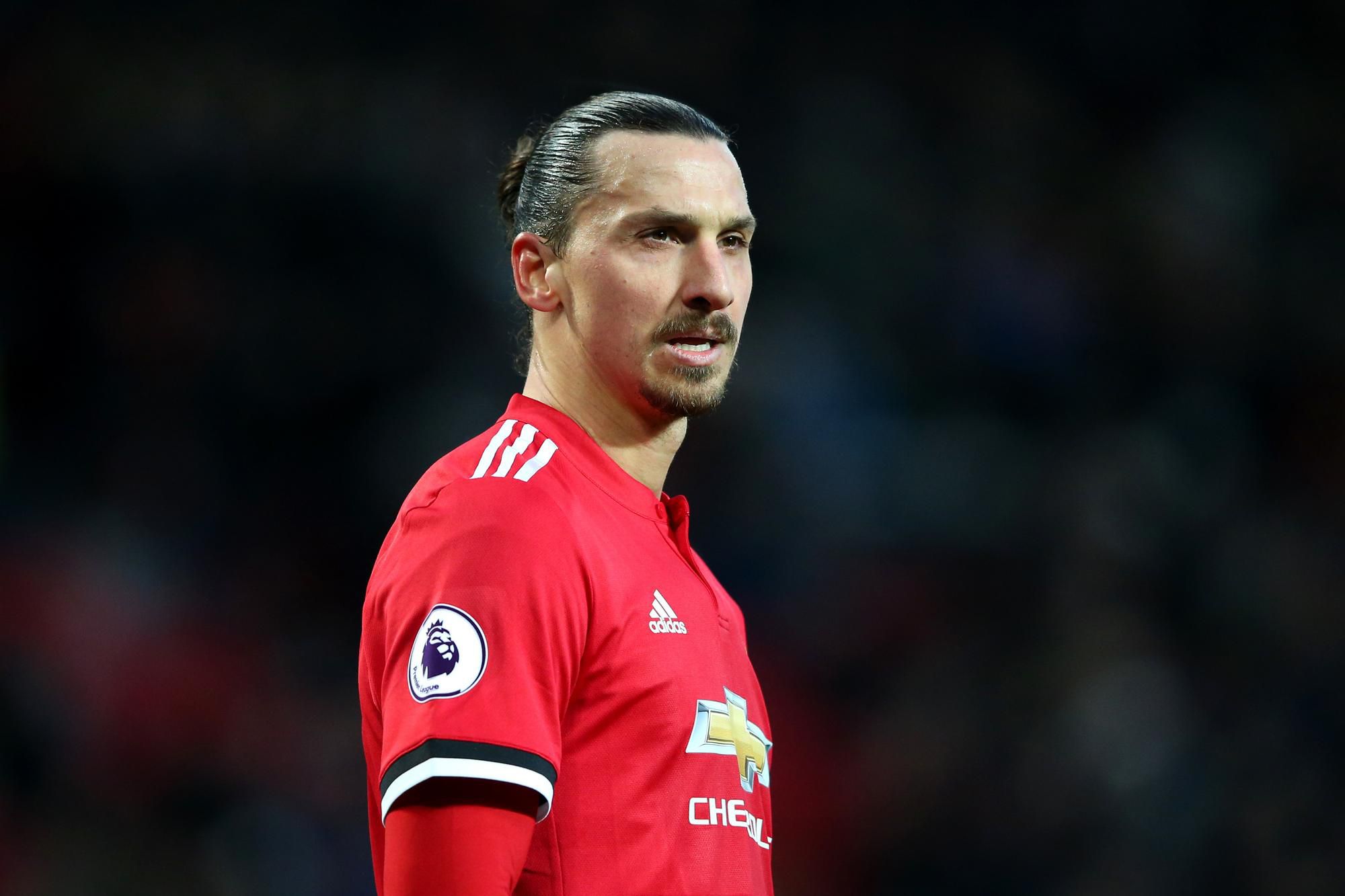 Zlatan Ibrahimovič v drese Manchestru United