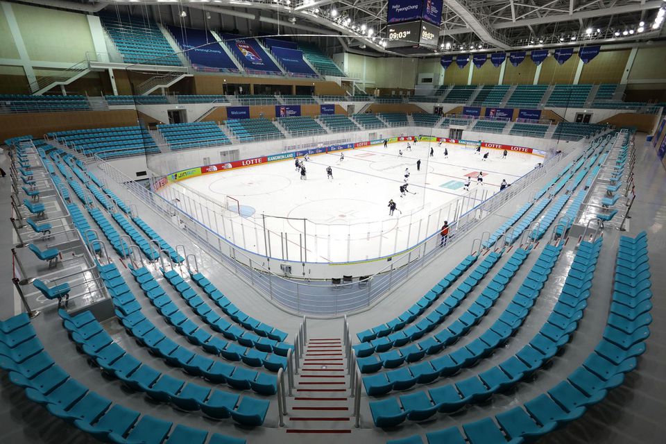 Pjongčang hokejový štadión.