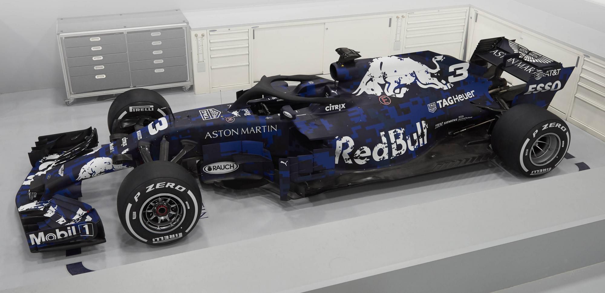 Nový monopost F1 Red Bull.