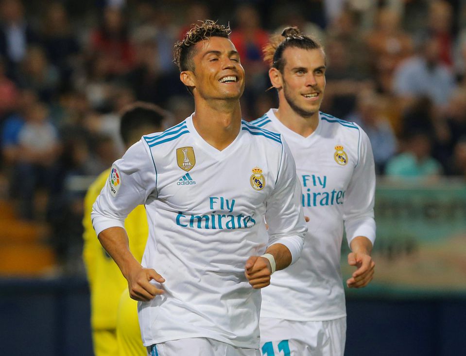 Cristiano Ronaldo a Gareth Bale