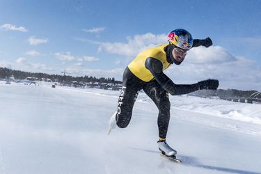 Rýchlokorčuľovanie: Nuis dosiahol na zamrznutom jazere rýchlostný rekord 93 km/h