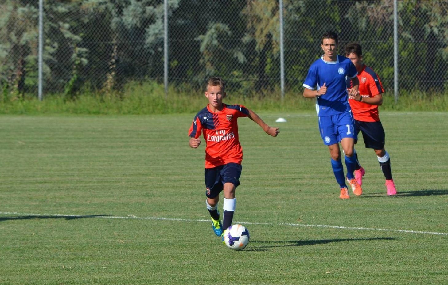 Martin Šviderský ešte ako hráč londýnskeho Arsenal FC