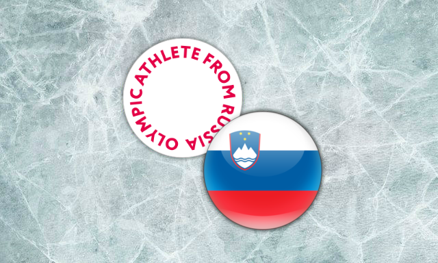 Olympijskí športovci z Ruska - Slovinsko (ZOH 2018, hokej)