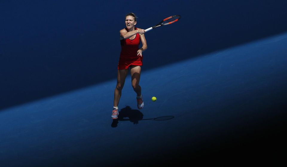 Simona Halepová na Australian Open.