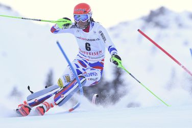 Prvé kolo slalomu pre Shiffrinovú, Vlhová šiesta