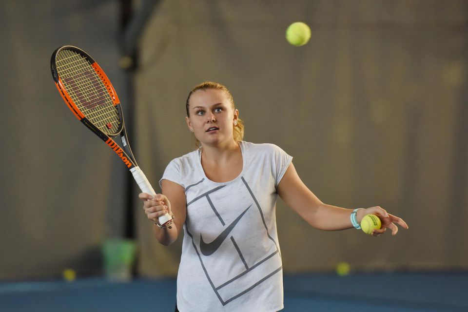 Ukrajinská tenistka Kateryna Kozlovová.