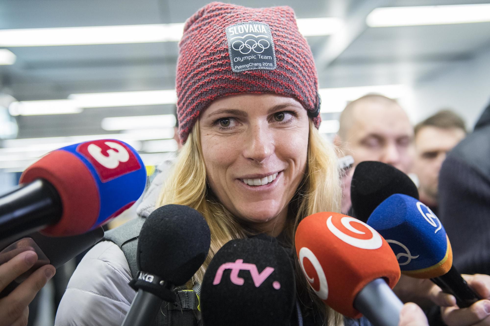slovenská lyžiarka Veronika Velez-Zuzulová pred odletom na ZOH 2018 do Pjongčangu