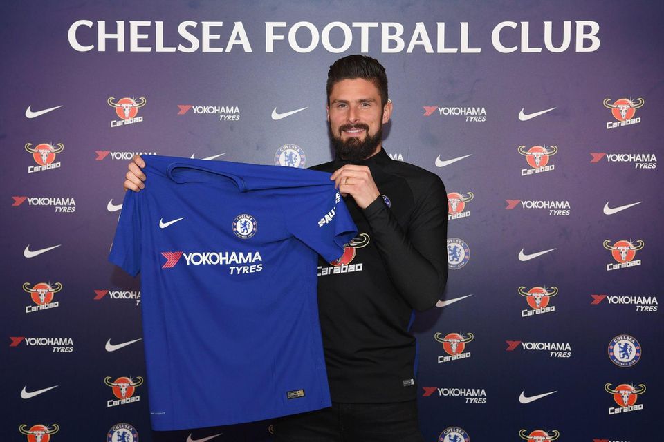 Olivier Giroud novou posilou Chelsea FC