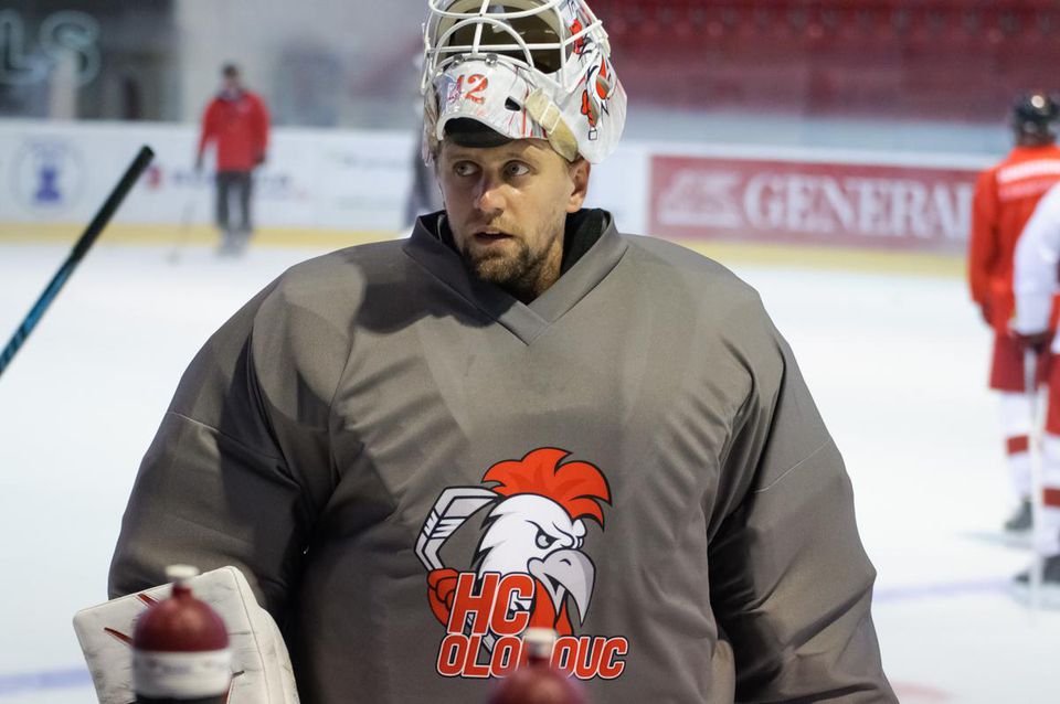 Branislav Konrád v drese HC Olomouc.
