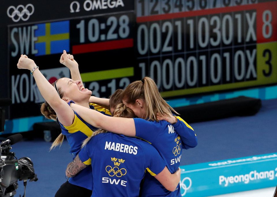 švédsky ženský curlingový tím