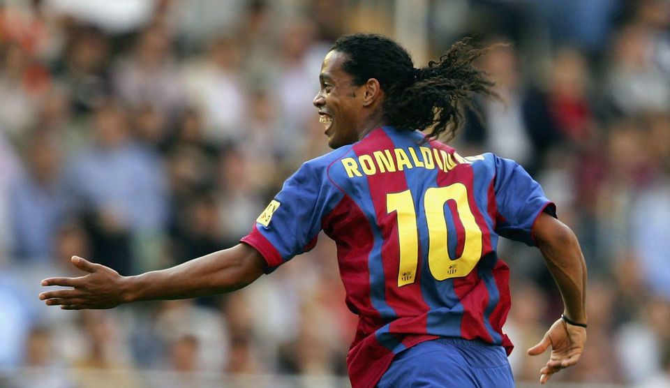 Ronaldinho v drese FC Barcelona