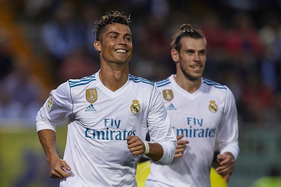 Cristiano Ronaldo a Gareth Bale.