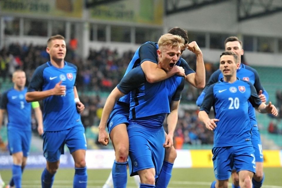 gólová radosť slovenských futbalistov