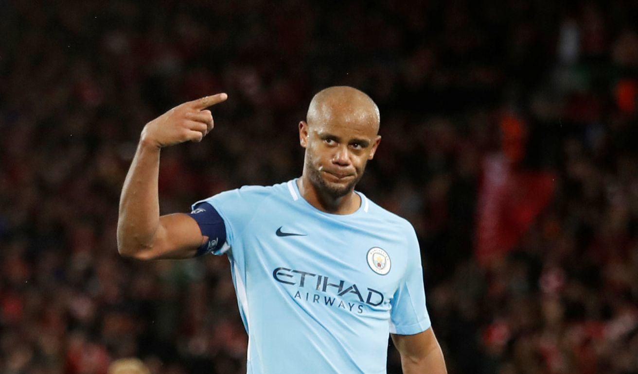 Kapitán Manchestru City Vincent Kompany