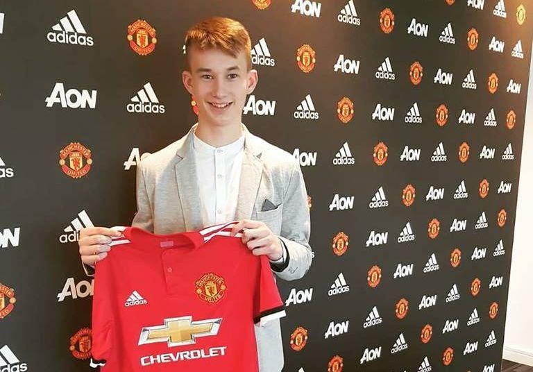 Martin Šviderský krátko po podise s Manchestrom United