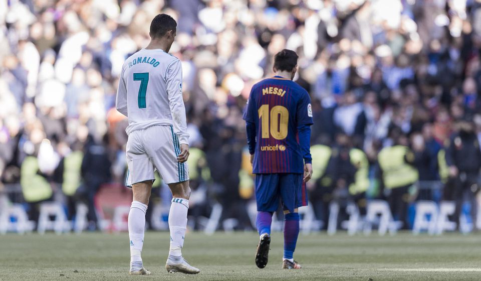 Leo Messi a Cristiano Ronaldo.