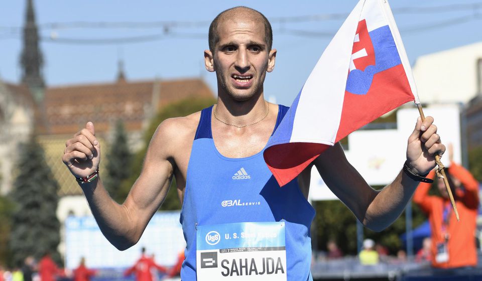 Slovák Tibor Sahajda, ktorý skončil na deviatom mieste na Medzinárodnom maratóne mieru v Košiciach.