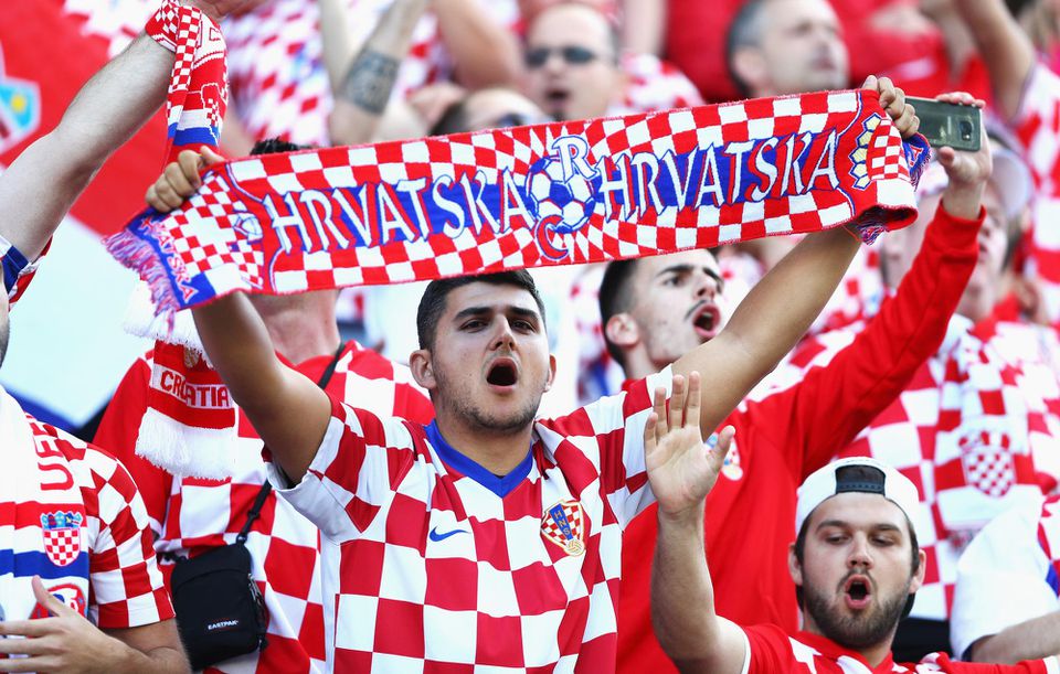 Chorvátsky futbalový fanúšik