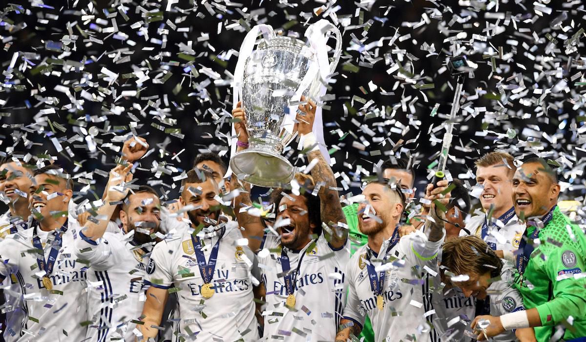Hráči Realu Madrid oslavujú titul v Lige majstrov