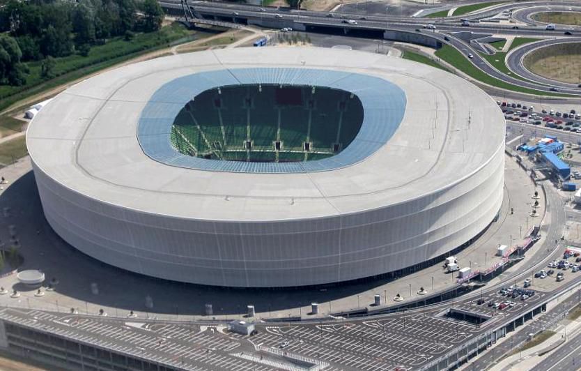 futbalový štadión vo Vroclave
