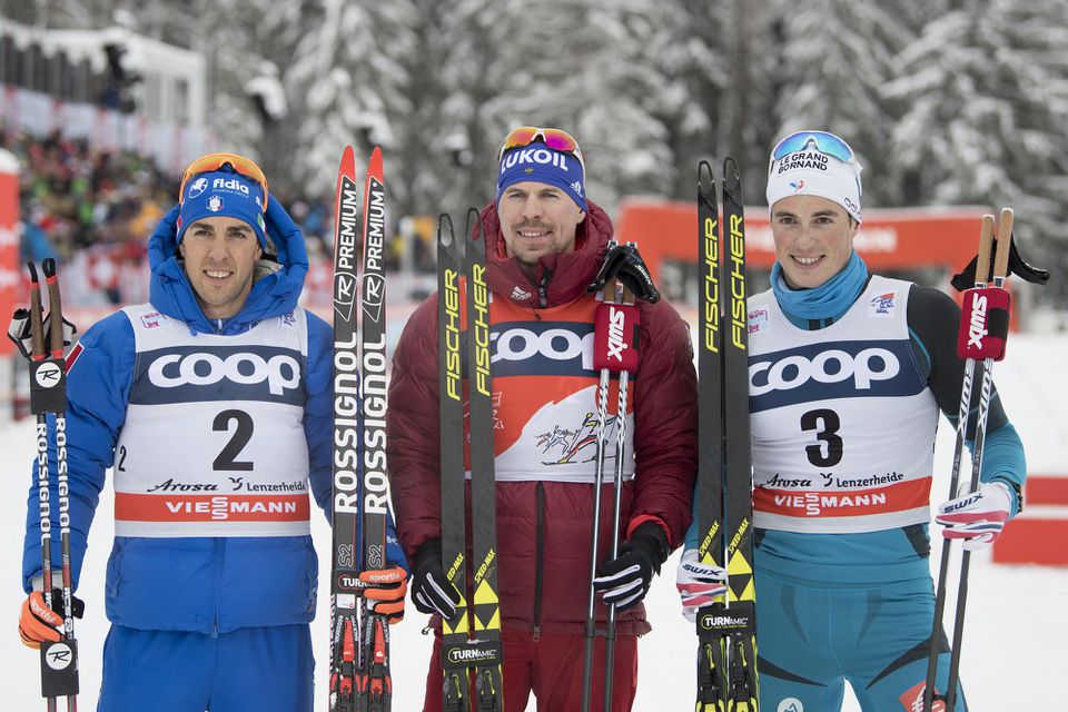 Uprostred ruský lyžiar Sergej Usťugov vyhral úvodný diel Tour de Ski.