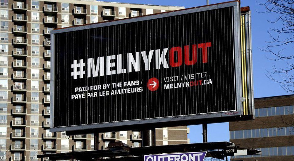 Billboard "Melnyk out"