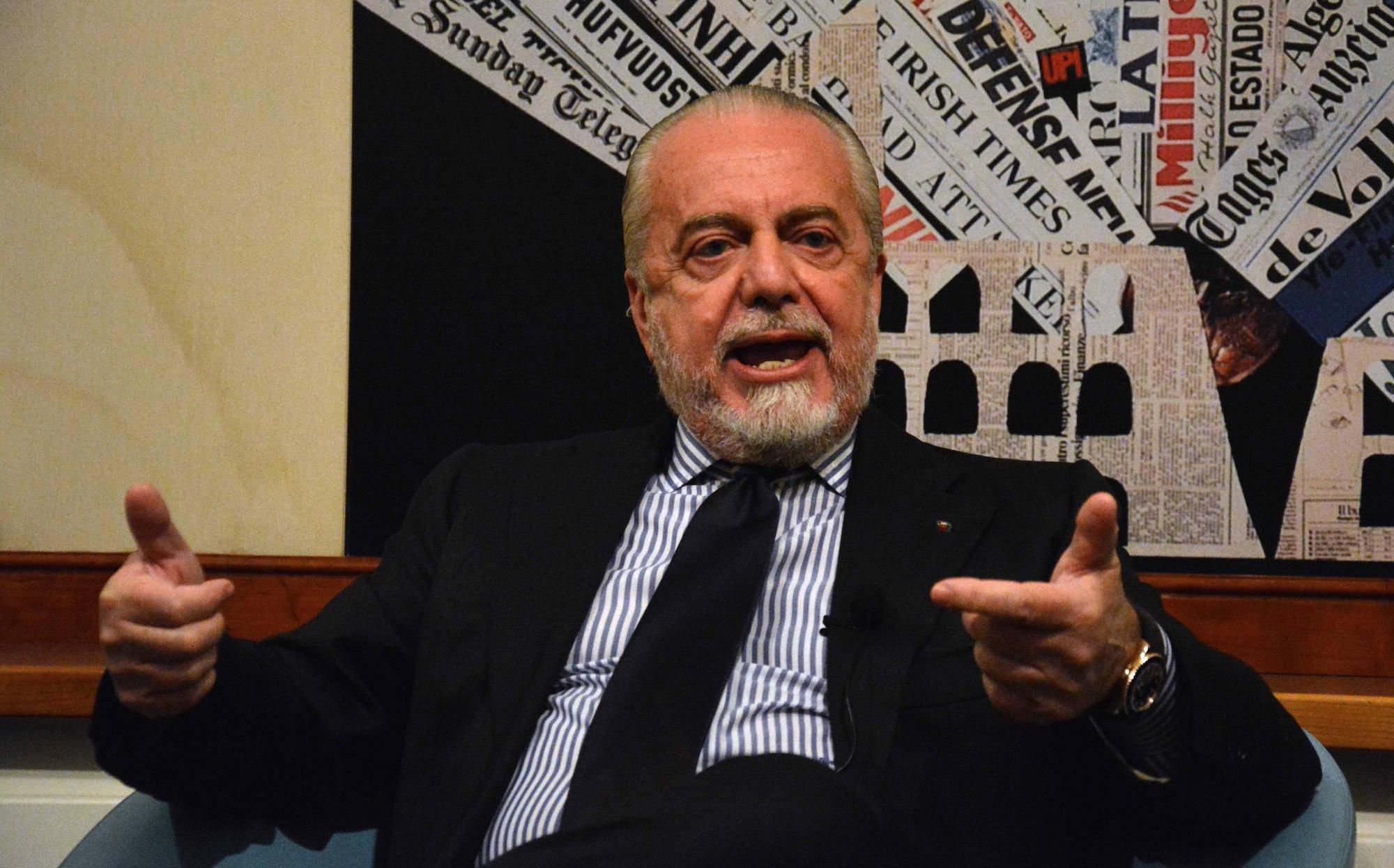 Prezident talianskeho klubu SSC Neapol Aurelio De Laurentiis