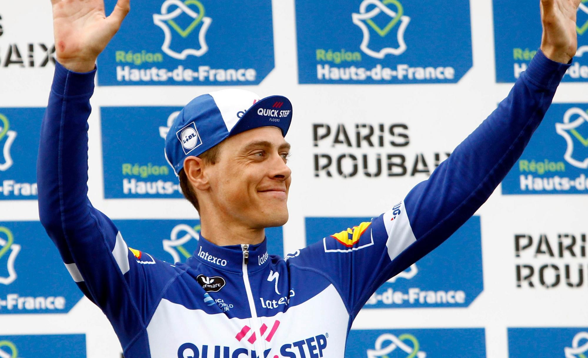 Holandský cyklista tímu Quick-Step Floors Niki Terpstra