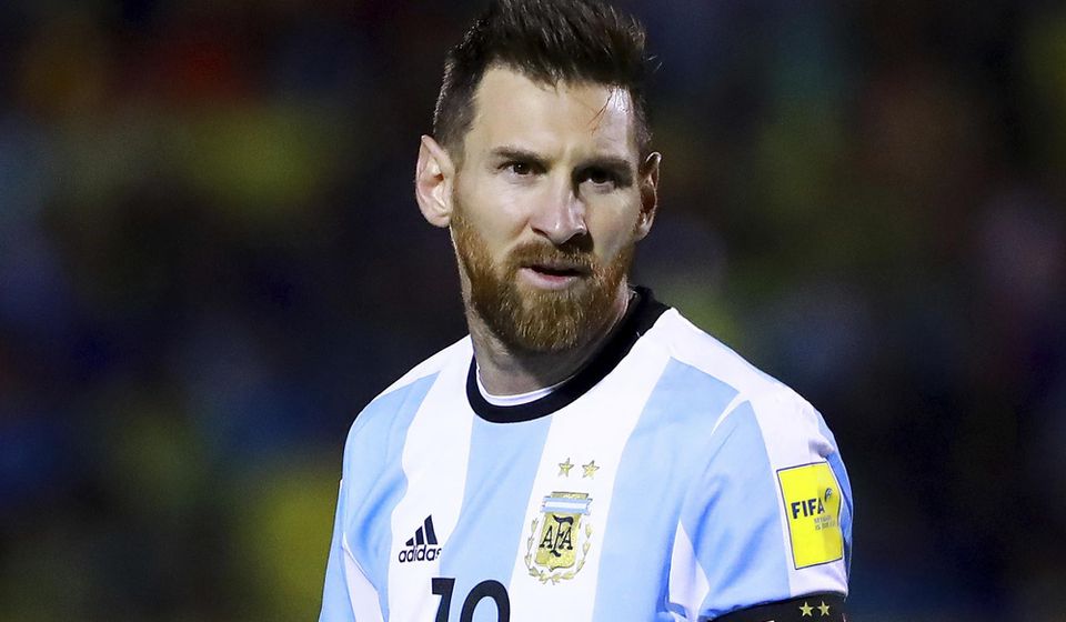 Futbalový útočník Lionel Messi.