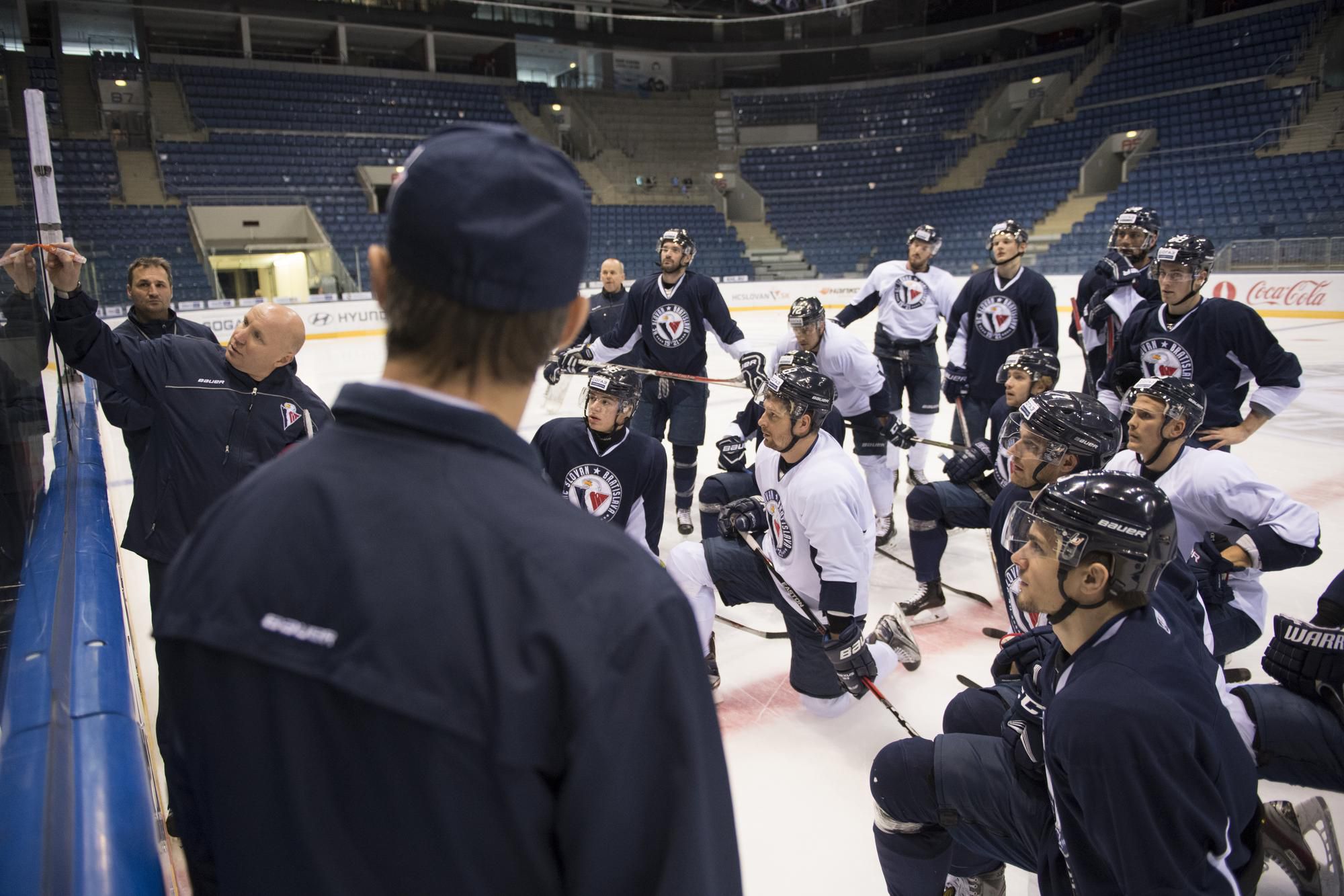 tréning HC Slovan Bratislava