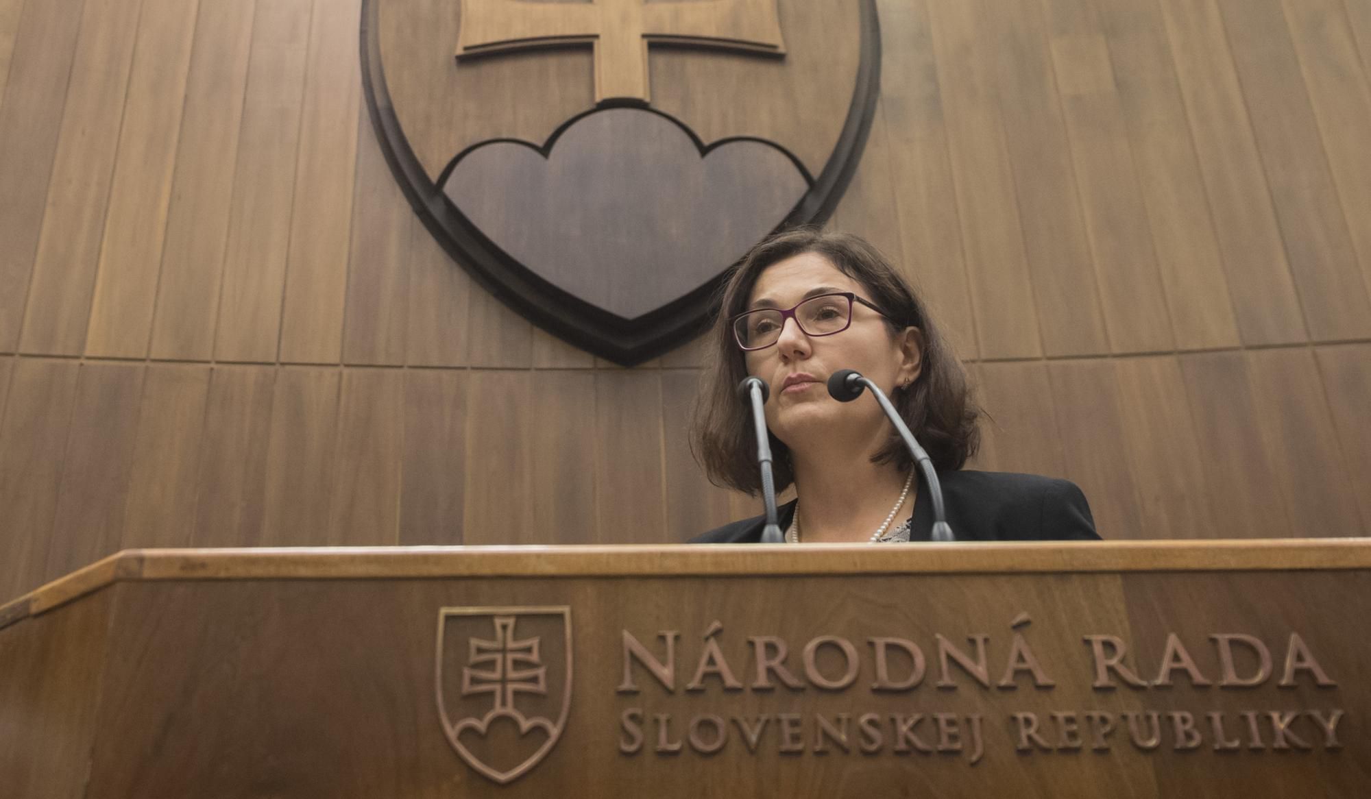 Ministerka školstva, vedy, výskumu a športu SR Martina Lubyová.