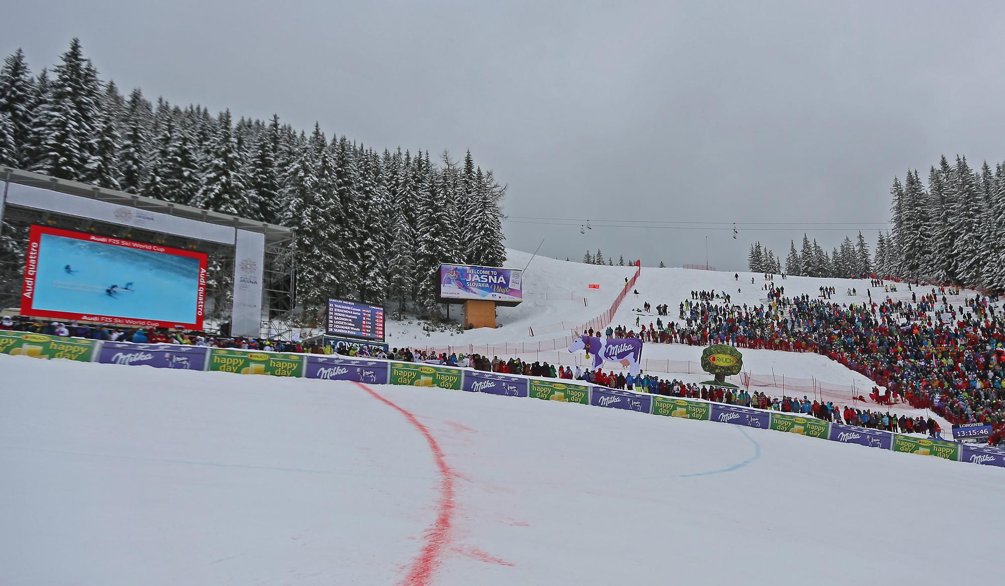 Lyžiarske stredisko v Jasnej.