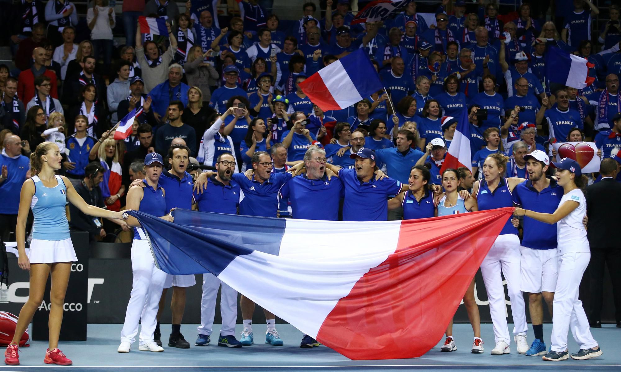 Francúzske tenistky sa tešia z postupu vo Fed Cupe