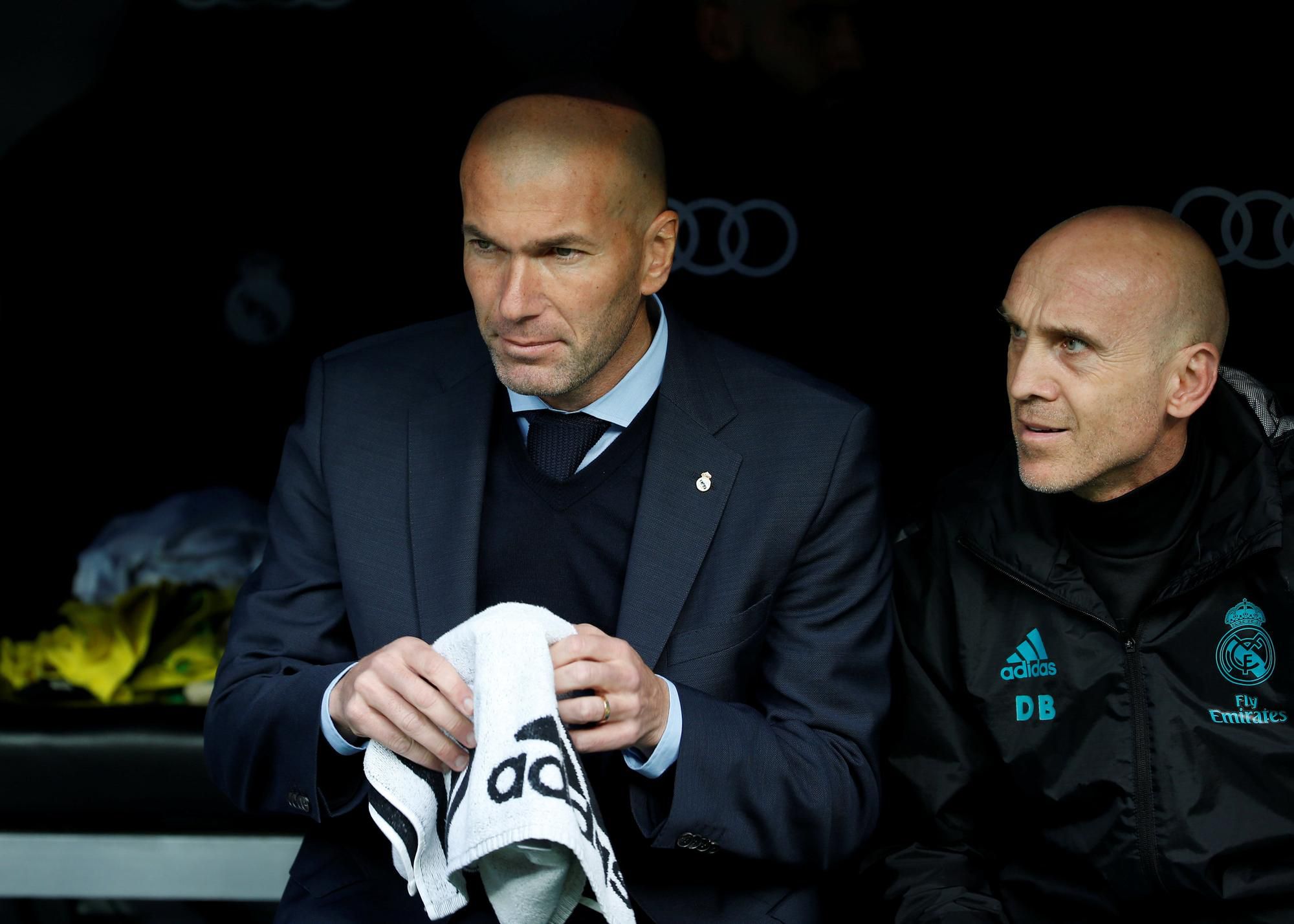 Tréner Realu Madrid Zinedine Zidane.