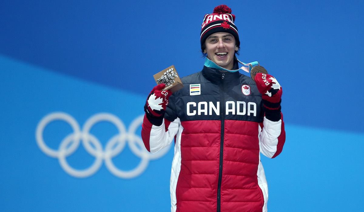 Mark McMorris s bronzovou medailou (ZOH 2018).