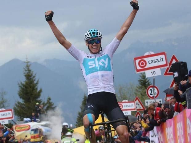 Christopher Froome na Giro d'Italia