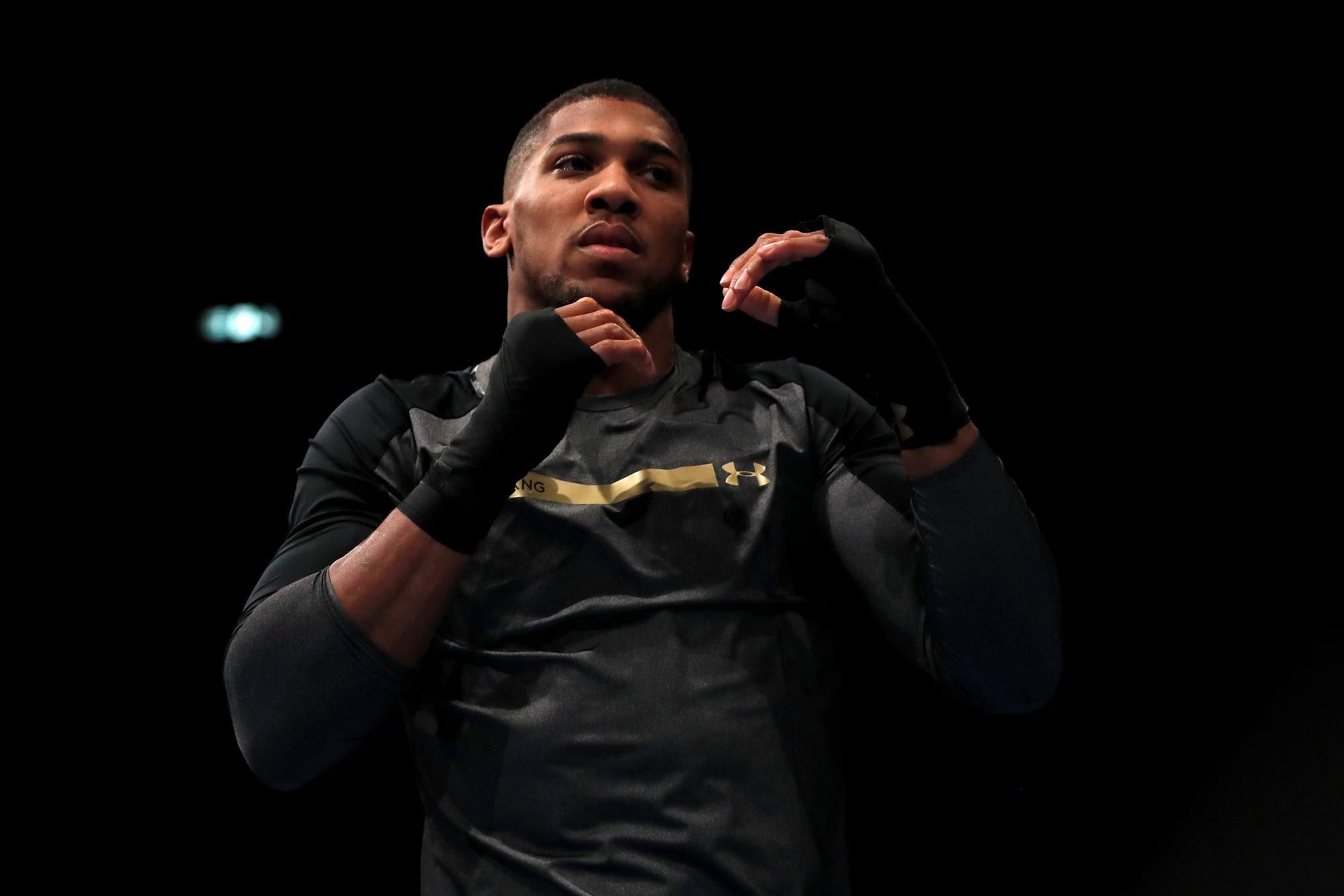 Britský boxer Anthony Joshua.