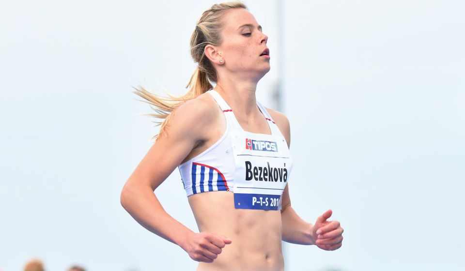 Sovenská šprintérka Alexandra Bezeková